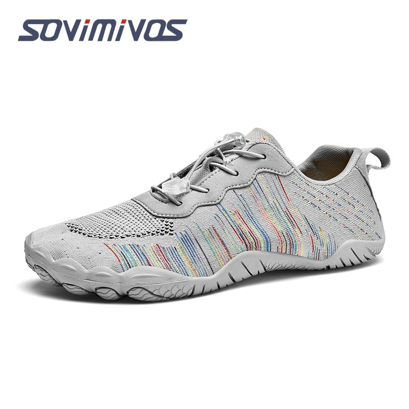 Men's Minimalist Trail Running Barefoot Shoes Wide Toe Box Zero Drop Aqua Sock Shoes for Kayaking Boating Hiking Surfing Walking