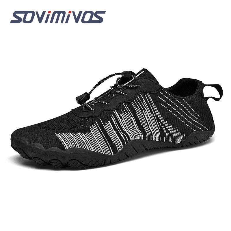 Men's Minimalist Trail Running Barefoot Shoes Wide Toe Box Zero Drop Aqua Sock Shoes for Kayaking Boating Hiking Surfing Walking