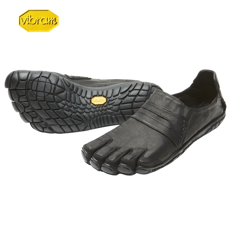 Vibram Fivefingers CVT Leather VI-LITE XS TREK Men's and Women's Summer Breathable Leisure Minimalist Leather Slip-on Barefoot Shoes