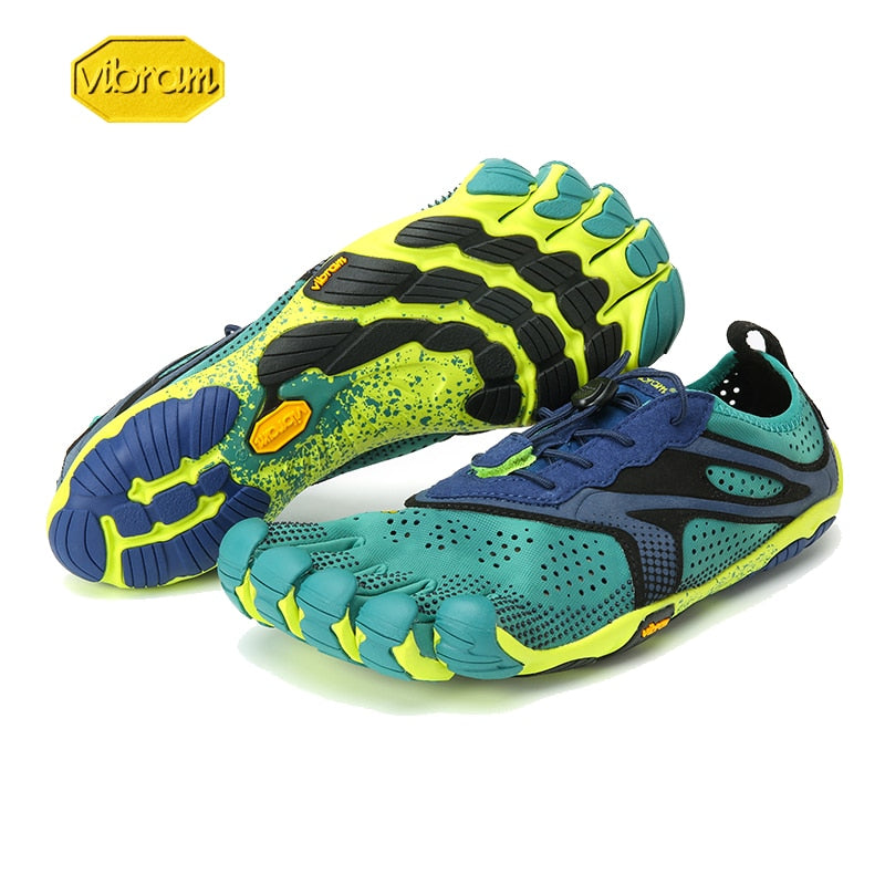 Vibram Fivefingers V-RUN Men's Outdoor Sports Barefoot Shoes | Five Fingers | Breathable | Wear Resistant Five-toed Sneakers